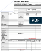 PDS CS Form No. 212 Revised Personal Data Sheet 2