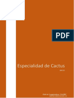 Especialidad de Cactus