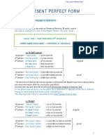 Present Perfect Forma Form