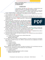 Lista de Exercicios Da Disciplina de Comunicação Óptica.