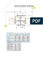 Properties of Star Built Up Section: X-Dir y - Dir A KG/M