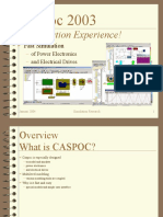 Caspoc 2003: A Simulation Experience!