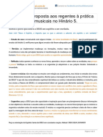 HINÁRIO 5 CCB - Sugestão Proposta Aos Regentes À Prática de Ensaios Musicais