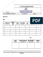 PT Cahaya Engineering Sukses: Form Identification of Training Needs