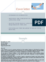 Cover Letter