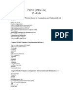 CWNA (PW0-104) : Chapter 1 Overview of Wireless Standards, Organizations, and Fundamentals (2 Hours)