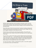 How To Draw A Train Full Guide EasyDrawingGuides - Com HDT 00126