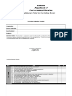 Lesson Evaluation Checklist