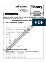 Trigonometry Theory JEE Main and Advanced PDF