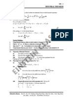 Binomial Theorem PDF