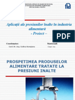 Prospetimea Produselor Alimentare Tratate La Presiuni Inalte