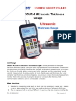 URNDT ACCUR-1 Ultrasonic Thickness Gauge: Unirew Group Co.,Ltd