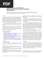 G5-14 Standard Reference Test Method For Making Potentiodynamic Anodic Polarization Measurements