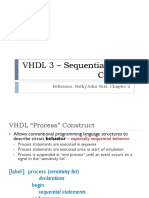 VHDL 3 - Sequential Logic Circuits: Reference: Roth/John Text: Chapter 2