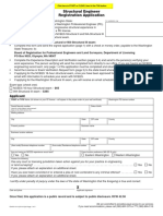 Structural Engineer Registration Application