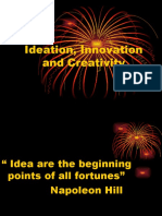 Ideation Innovation and Creativity