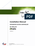 Instalallation Manual Controller KZ 700 U H VSA