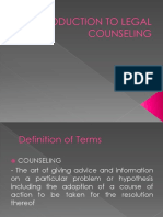 Introduction To Legal Counseling