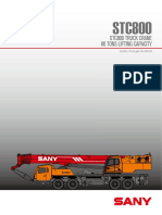 Tabla de Capacidades Sany Stc-800s