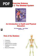 Exercise Science Section 2: The Skeletal System: An Introduction To Health and Physical Education