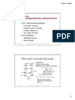 Telescopic Cascode Op Amps: - CH 9 Operational Amplifiers