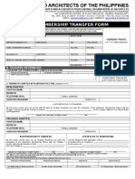 Uap Membership Transfer Form