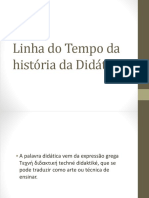 Linha Do Tempo Da Didática 