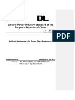 DL T 838 - Standard of China Power Plant