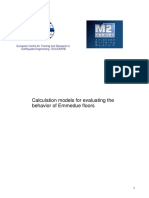 Calculation Models For Evaluating The Behavior of Emmedue Floors