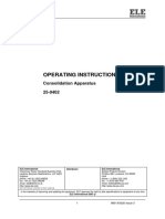 Operating Instructions: Consolidation Apparatus 25-0402