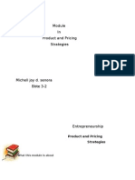 Module in Product and Pricing Strategies