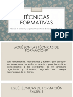 Evidencia Implementación de Técnicas Formativas