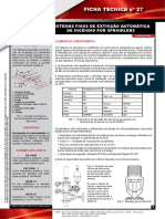 Ficha Tecnica #27 Sistemas Fixos de Extincao Automatica de Incendio Por Sprinklers