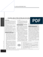 Casuística Sobre El Valor de Mercado de Las Remuneraciones: Actualidad Y Aplicación Práctica