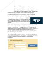 Generar Programas de Código G y Comunicar Con Máquina