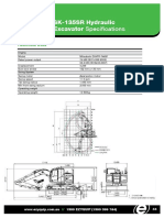 SK-135SR Hydraulic Excavator Specifications: Technical Data