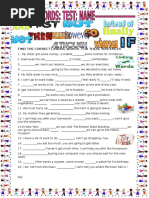 Linking Wordsgap Filler With Key Grammar Drills 103777