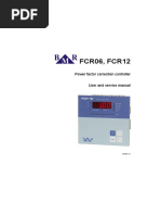 FCR06, FCR12: Power Factor Correction Controller User and Service Manual