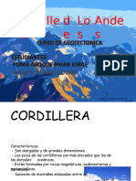 Resumen de La Cordillera de Los Andes