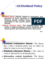 10 Dividend Policy