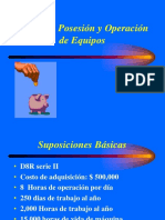 Costos de Posición y Operación de Los Equipos