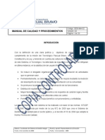 Manual de Calidad y Procedimientos