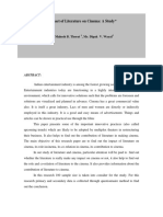 3 Impact of Literature On Cinema A Study PDF