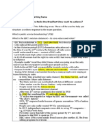 Radio Broadcasting - Exam Question Research Writing Frame PDF