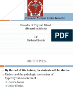 (A Project of National Medical Centre Karachi) Disorder of Thyroid Gland. (Hyperthyroidism)