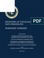 Frontiers of Data Visualization Workshop II: Data Wrangling Workshop Summary