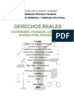 Historia Del Derecho. Derechos Reales .