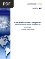 Asset Performance Management by Mehul Shah