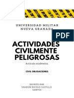 Actividades Civilmente Peligrosas 