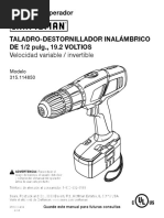 Manual Destornillador Eléctrico